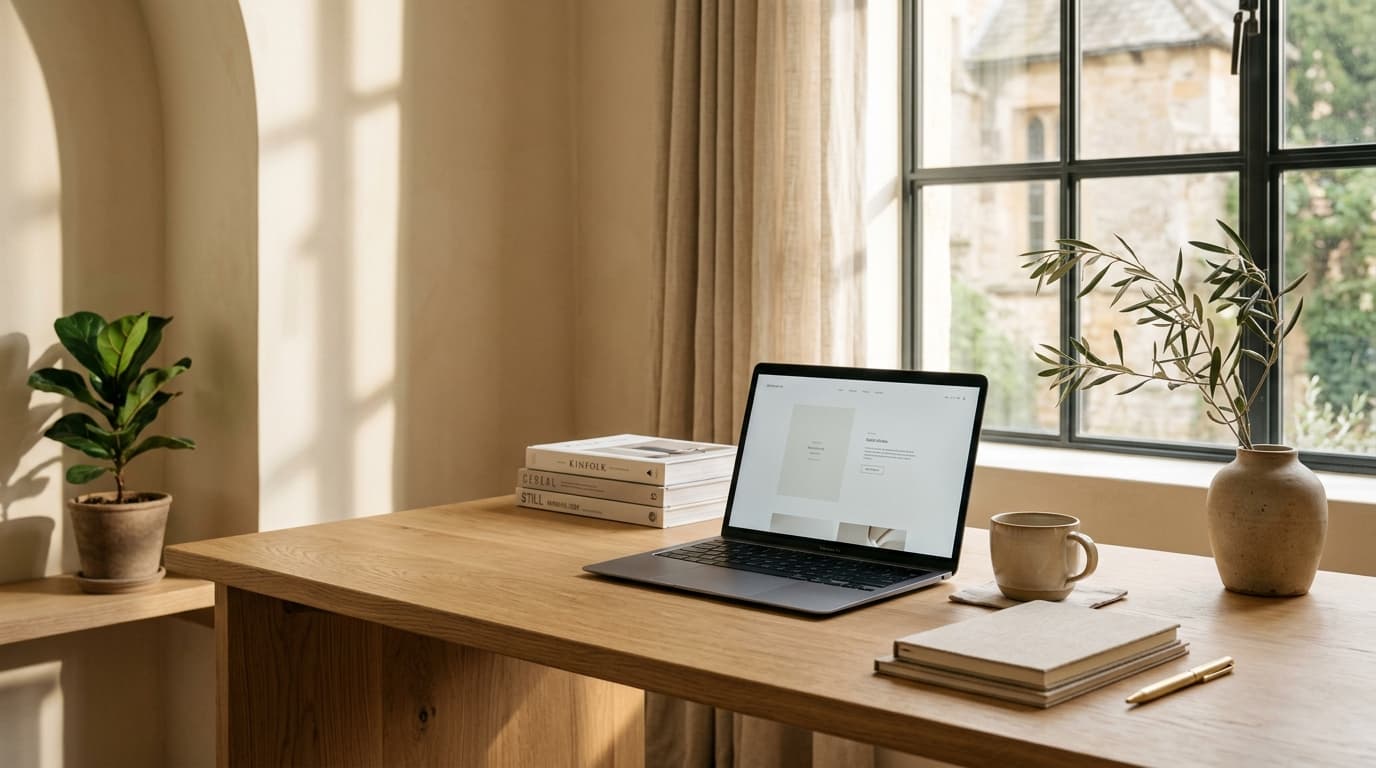 KEVELLER creative agency workspace in natural sunlight